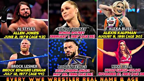 wwe real names of superstars